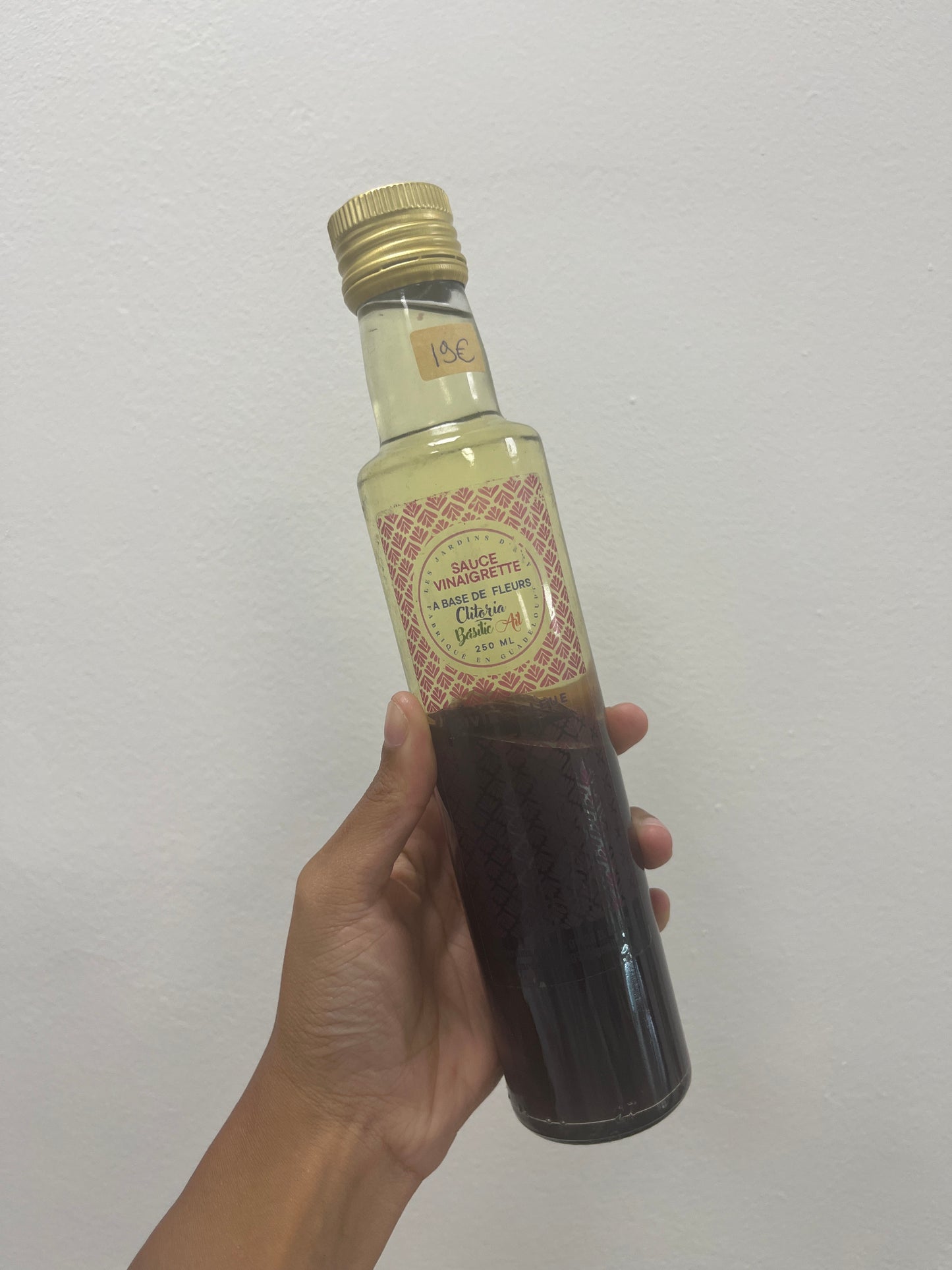 ÔCDBÊ - SAUCE VINAIGRETTE À BASE DE FLEURS DE CLITORIA BASILIC AIL