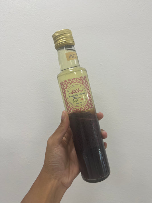 ÔCDBÊ - SAUCE VINAIGRETTE À BASE DE FLEURS DE CLITORIA BASILIC AIL