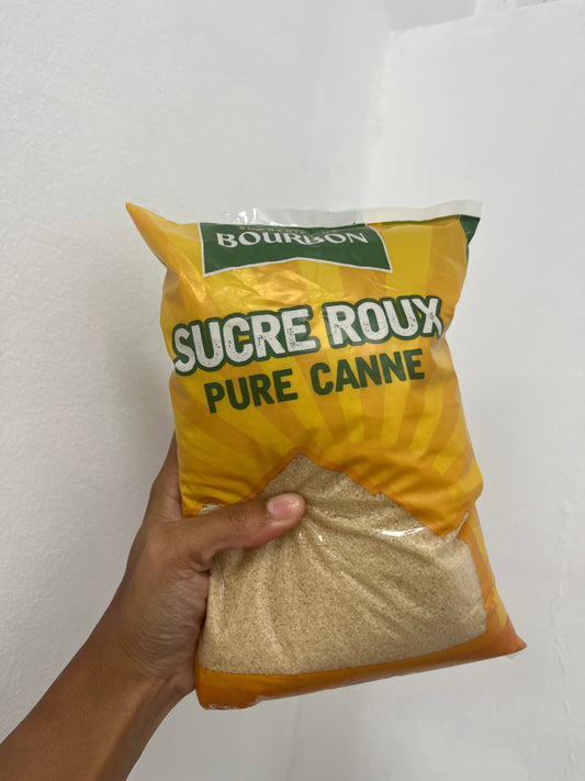 SUCRE ROUX PURE CANNE 1KG