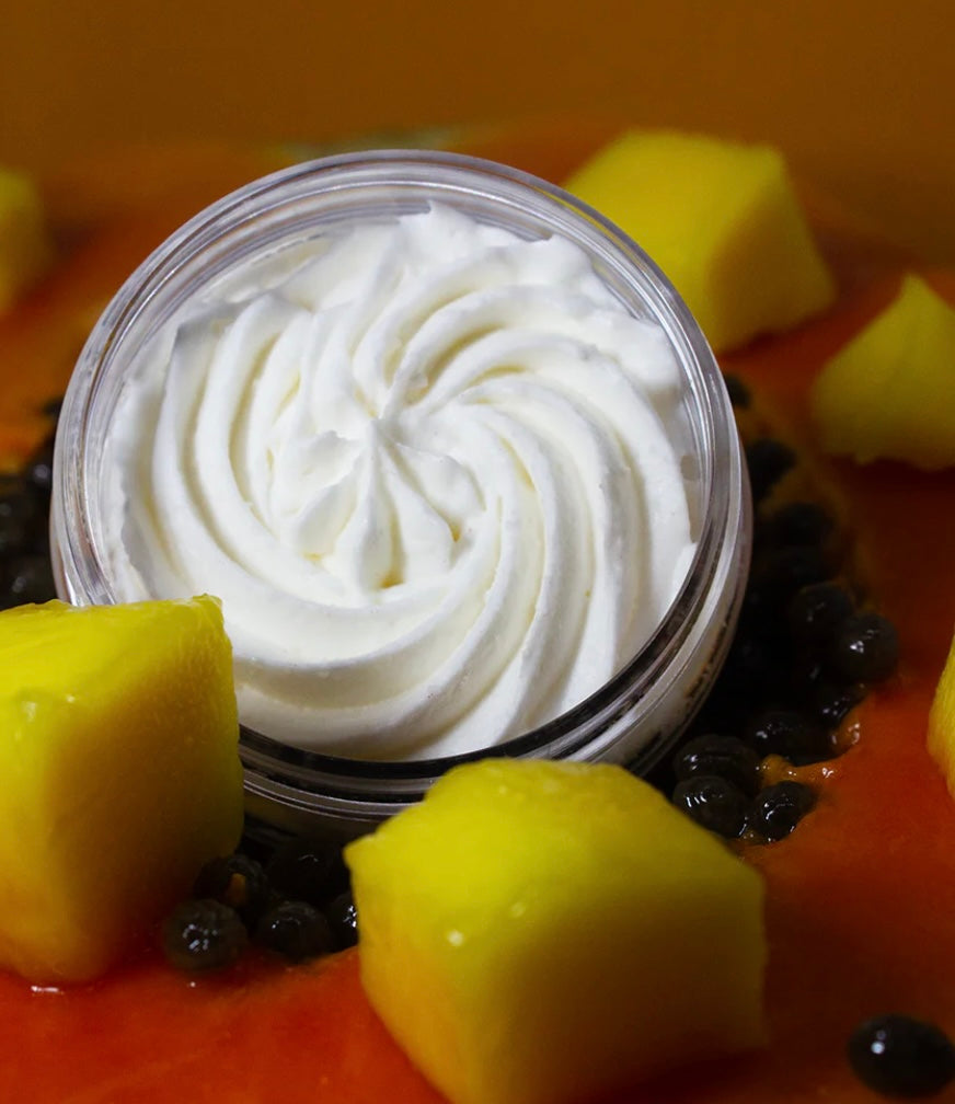 CHANTILLY CORPS, VISAGE & CHEVEUX : MANGUE PAPAYE