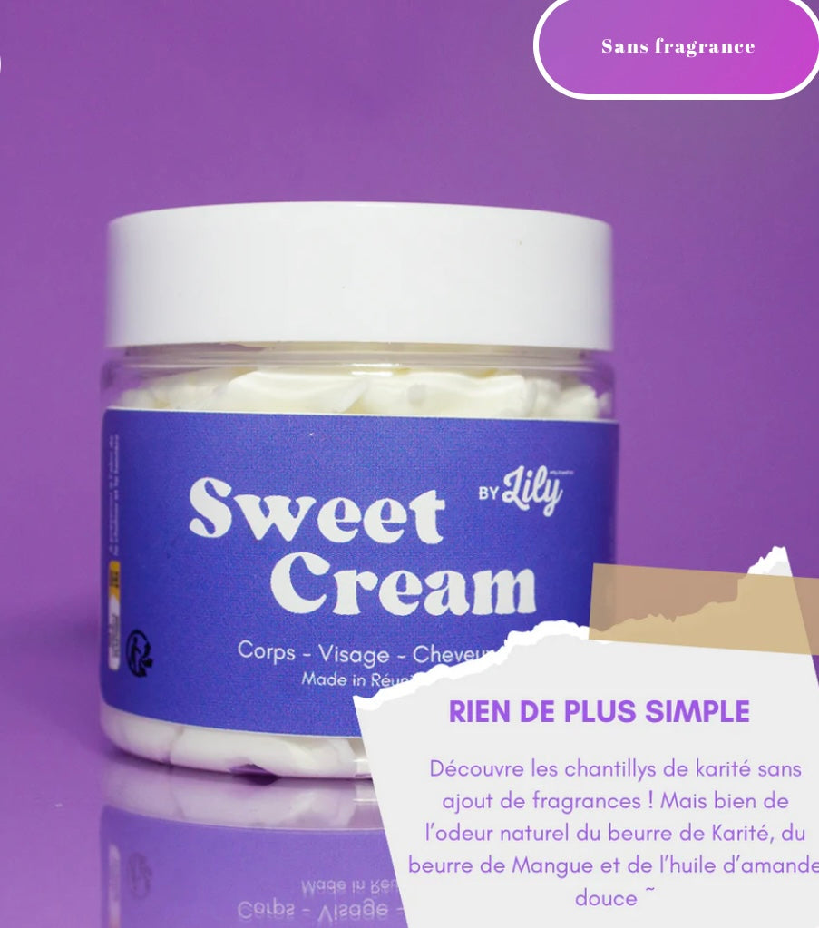 CHANTILLY CORPS, VISAGE & CHEVEUX : SWEET CREAM (SANS FRAGRANCE)