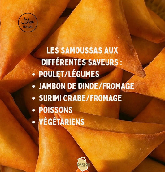 SAMOUSSAS x10 - DIFFÉRENTES SAVEURS